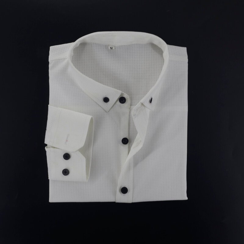 Off-White Self Textured Premium Casual Shirt