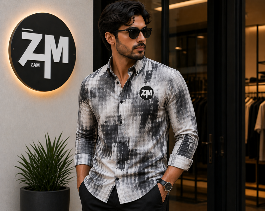 modern printed shirt for men summer fashion Pakistan