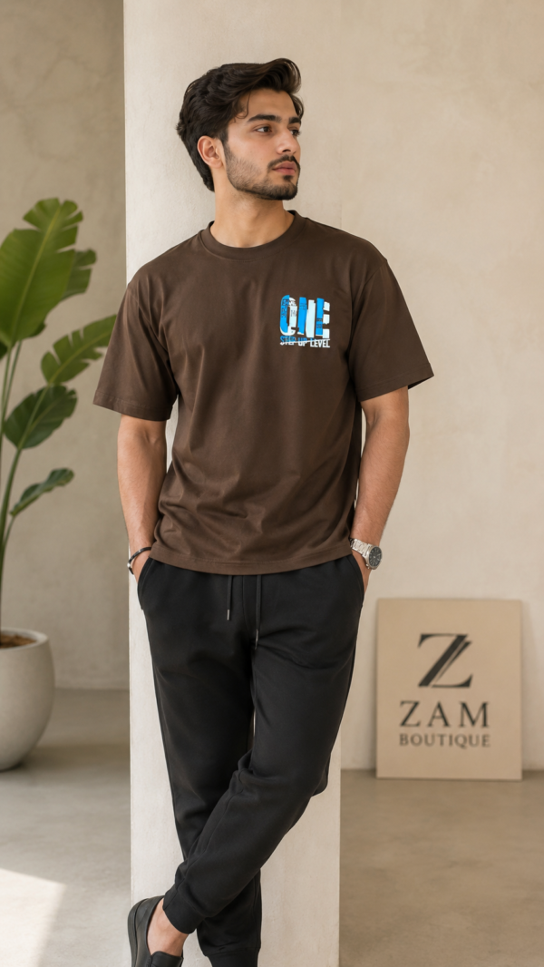 Front and Back Printed Daily Wear Tee